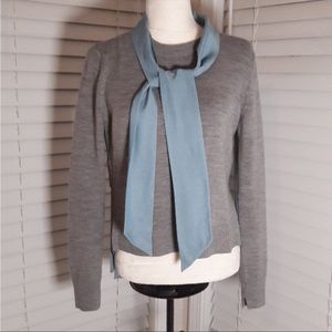 Veronica Beard shirt tail merino wool sweater